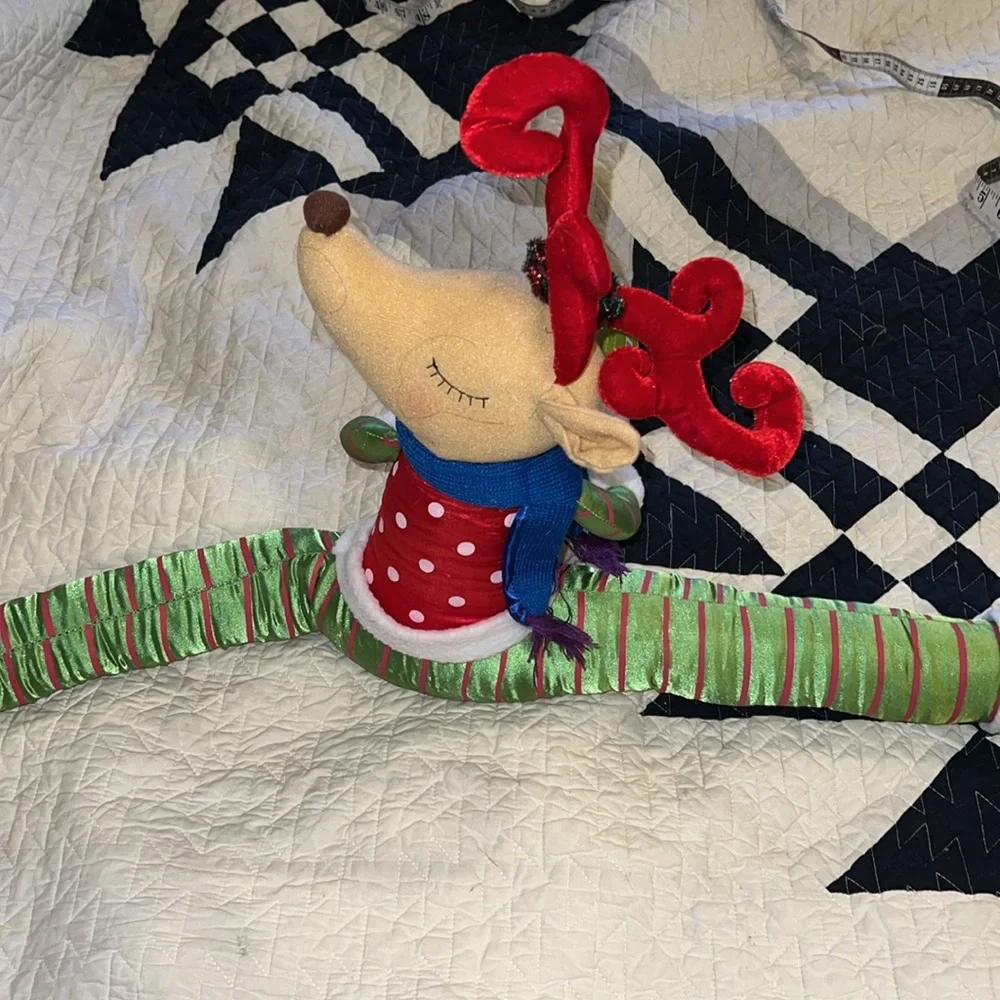 NWT Pier 1 Christmas Reindeer door draft stopper